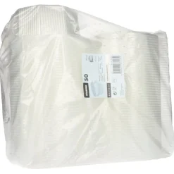 Starpak Verpackungsbecher mit Klappdeckeln, PP 8-eckig 750 ml 6,1 cm x 13 cm x 13 cm transparent