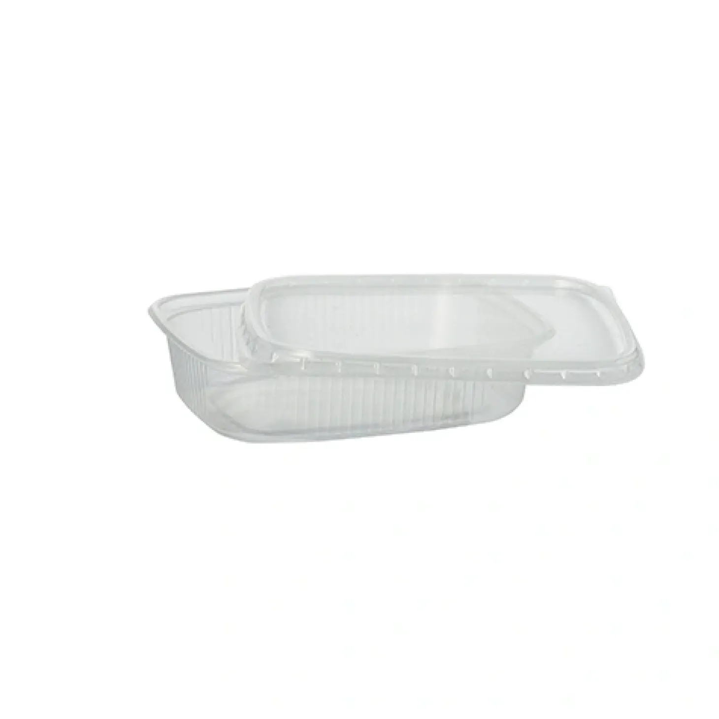 Starpak Verpackungsbecher, PP eckig 125 ml 2,8 cm x 8,1 cm x 10,8 cm transparent