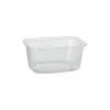 Starpak Verpackungsbecher, PP eckig 250 ml 4,9 cm x 8,1 cm x 10,8 cm transparent