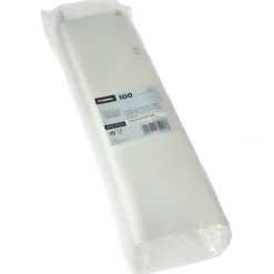 Starpak Verpackungsbecher, PP eckig 250 ml 4,9 cm x 8,1 cm x 10,8 cm transparent