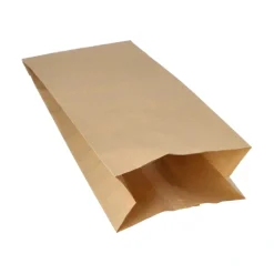 Starpak Warmhaltebeutel, Papier mit PE-Einlage 24 cm x 10,5 cm x 5,5 cm braun, 10 x 100 Stück