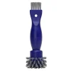 Steckdosenbürste Sauba KOMBO 130mm blau-grau