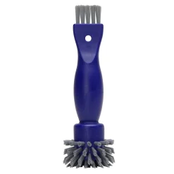 Steckdosenbürste Sauba KOMBO 130mm blau-grau