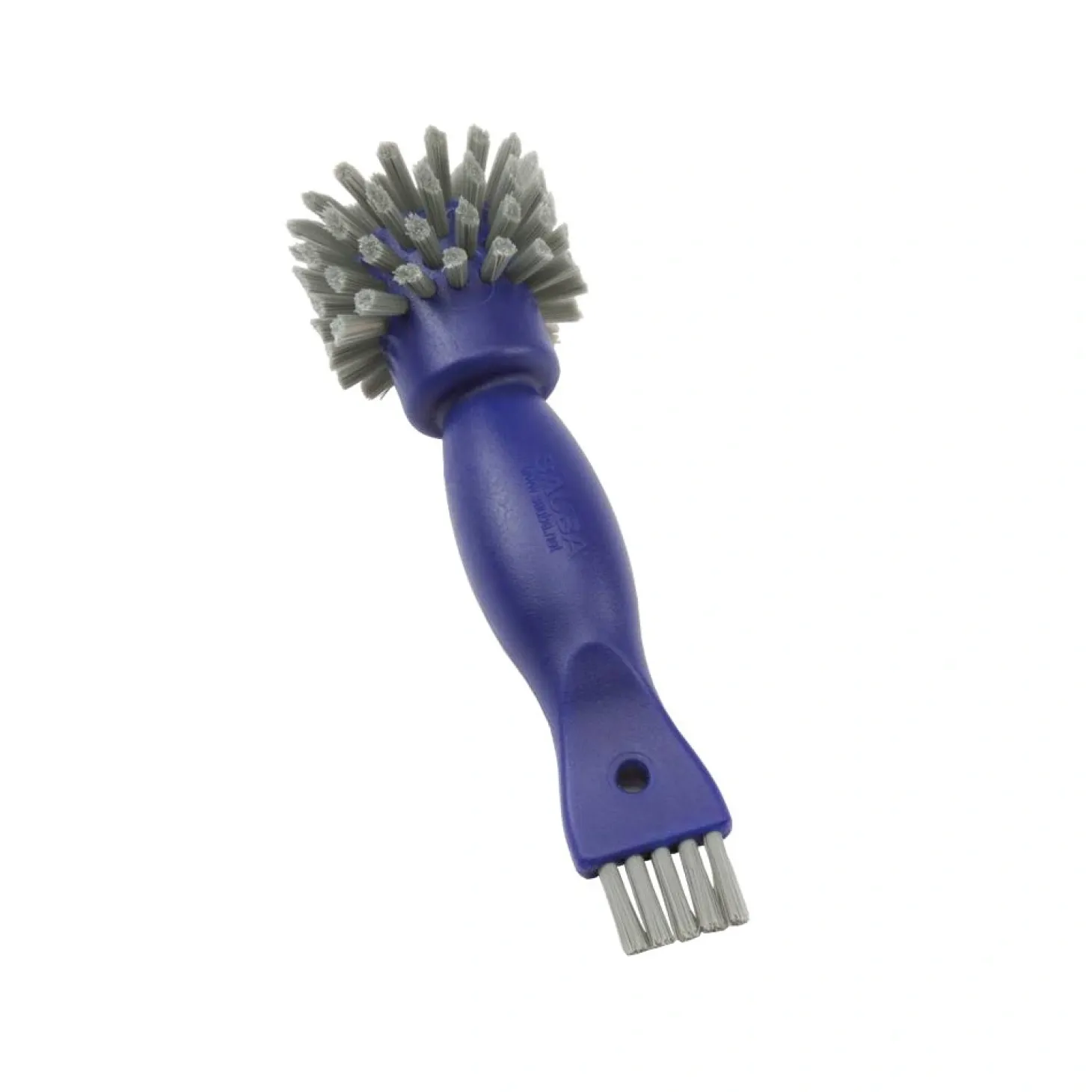 Steckdosenbürste Sauba KOMBO 130mm blau-grau