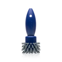 Steckdosenbürste Sauba UNO 90mm blau-grau