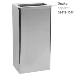 Steiner Edelstahl-Abfallbehälter Inox 38 Liter