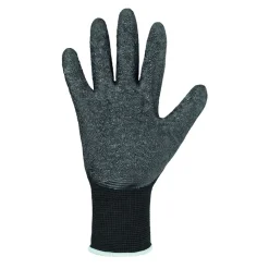 Stronghand Finegrip 0520 Feinstrickhandschuhe mit Latex-Beschichtung schwarz/grau, VE 120 Paar