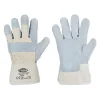 Stronghand KS 0115 Arbeitshandschuhe aus Rindvollleder natur/grau, VE 120 Paar