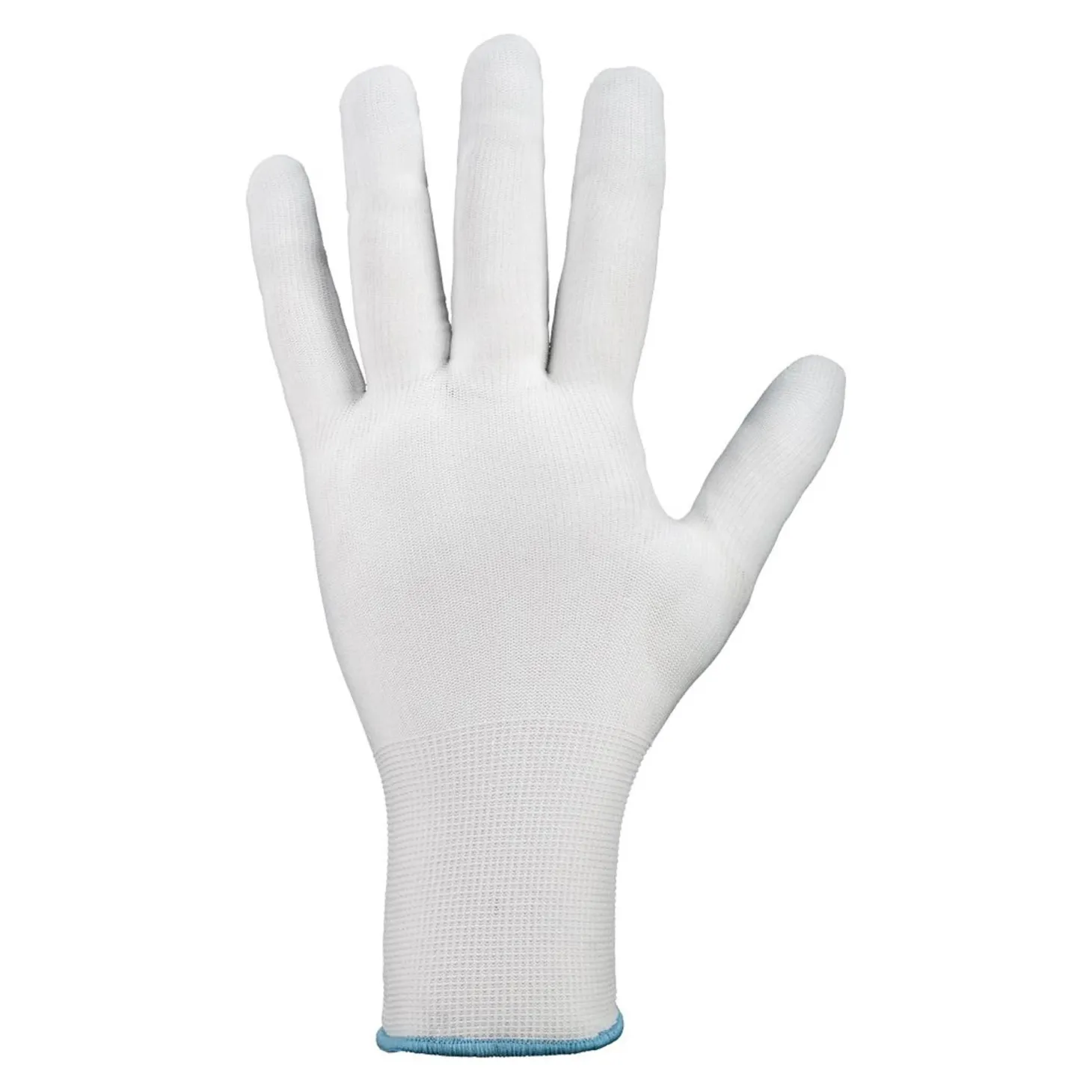 Stronghand Laiwu 0326 Feinstrickhandschuhe weiß/blau, VE 240 Paar