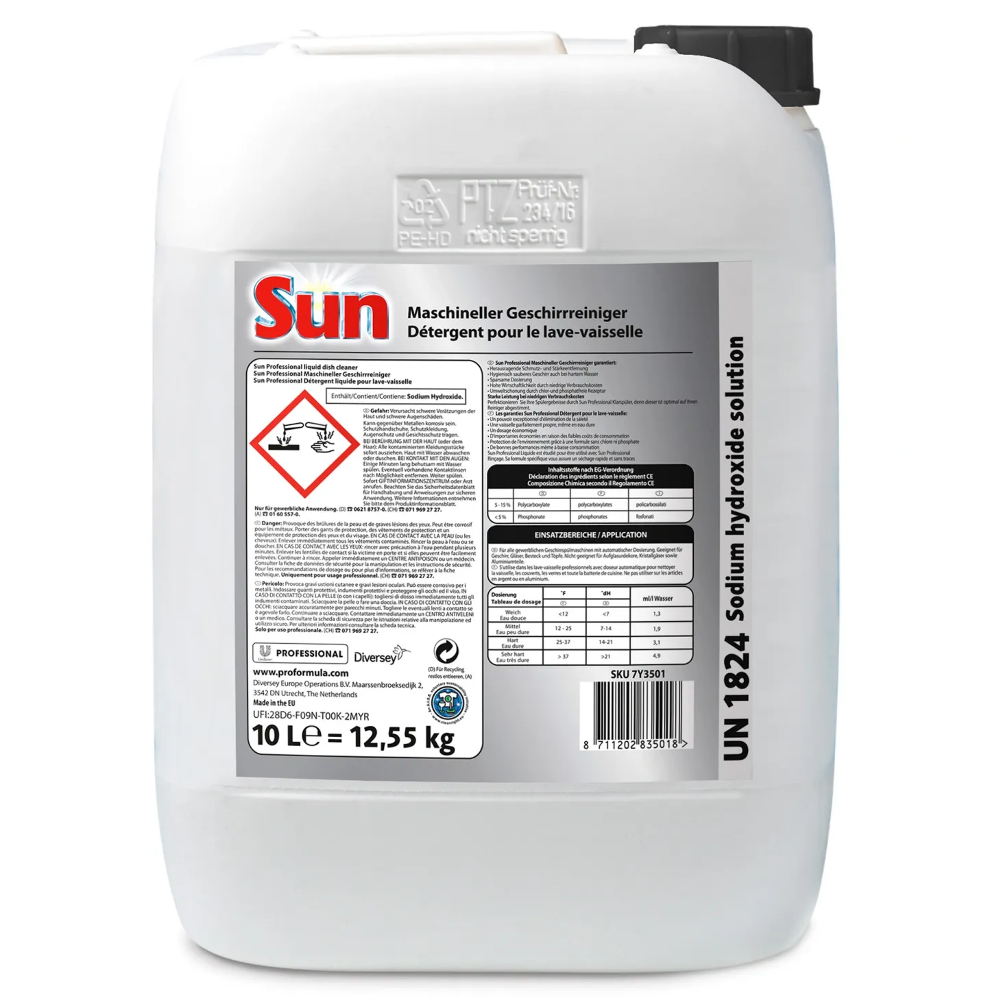 SUN Professional flüssiger Geschirr-Reiniger