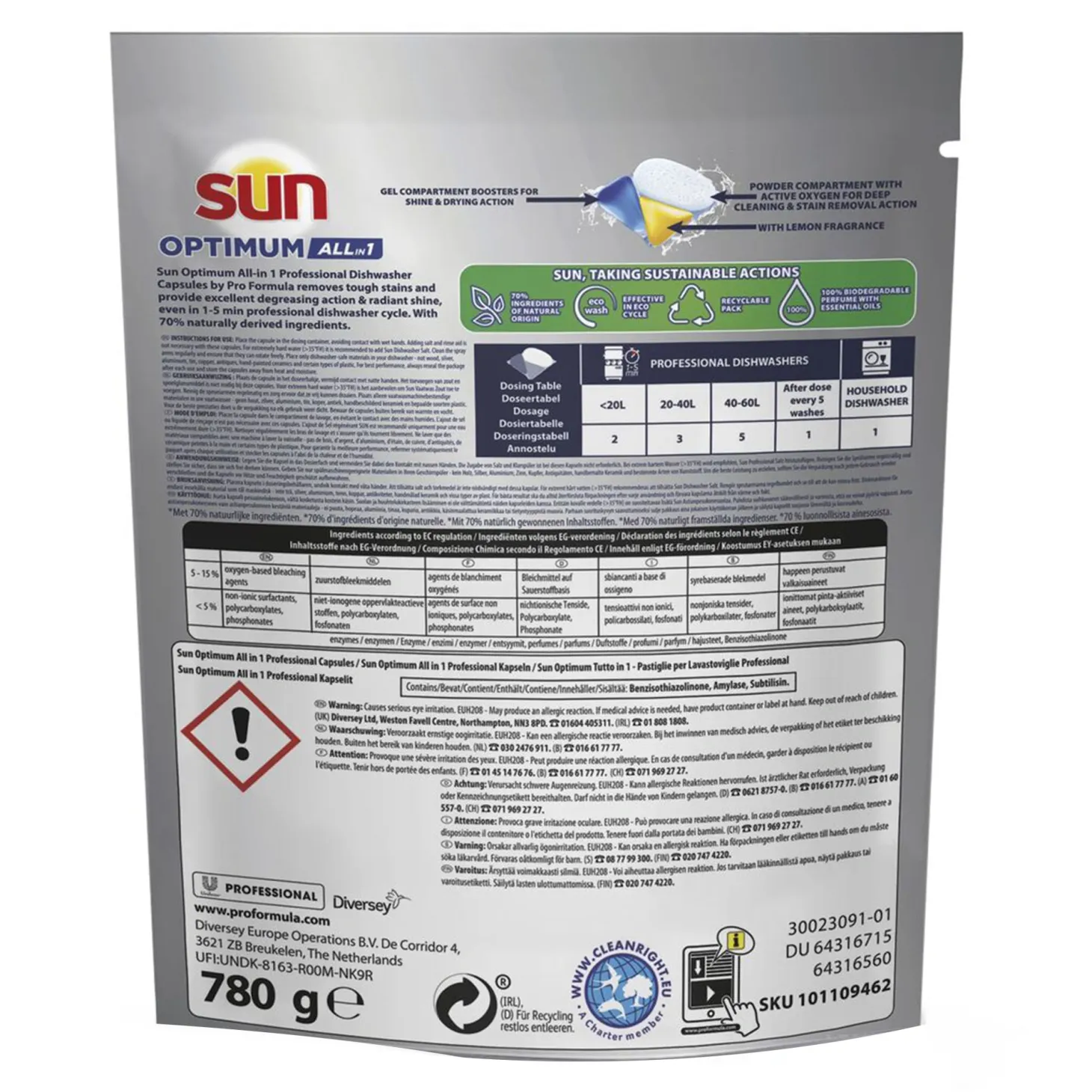Sun Professional Optimum All in 1 Spülmaschinenkapseln