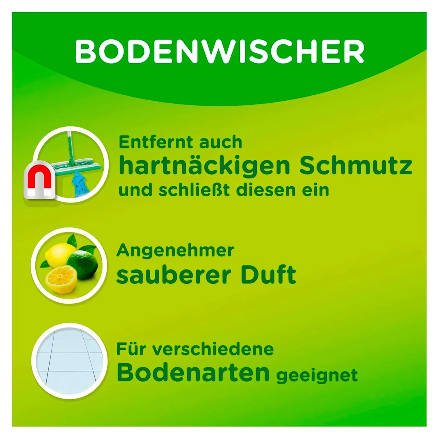 Swiffer Feuchttücher Nachfüller mit Zitrusduft, 24 Tücher