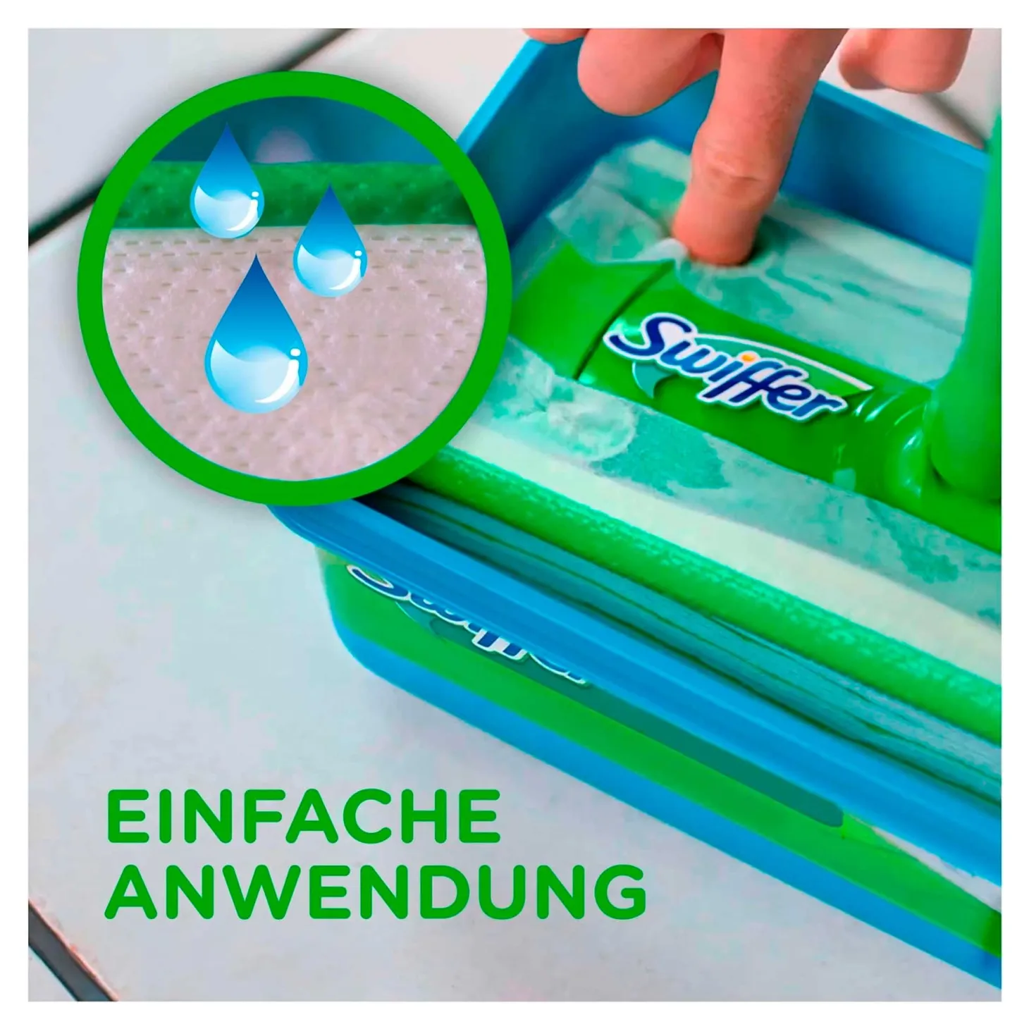 Swiffer Feuchttücher Nachfüller mit Zitrusduft, 24 Tücher