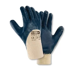 teXXor 2309 Arbeitshandschuhe mit Nitril-Beschichtung beige/blau, VE 144 Paar