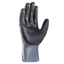 teXXor 2361 Chemikalienschutzhandschuhe mit Nitril-Beschichtung grau/schwarz, VE 120 Paar