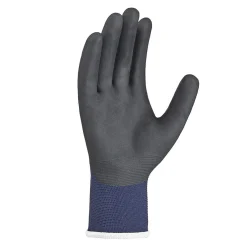 teXXor eco touch 2451 Strick Arbeitshandschuhe mit Nitril-Beschichtung blau/schwarz, VE 144 Paar