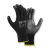 teXXor 2404 Polyester-Strickhandschuhe mit Polyurethan-Beschichtung schwarz, VE 240 Paar