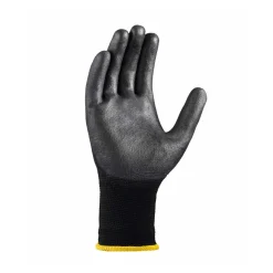 teXXor 2404 Polyester-Strickhandschuhe mit Polyurethan-Beschichtung schwarz, VE 240 Paar