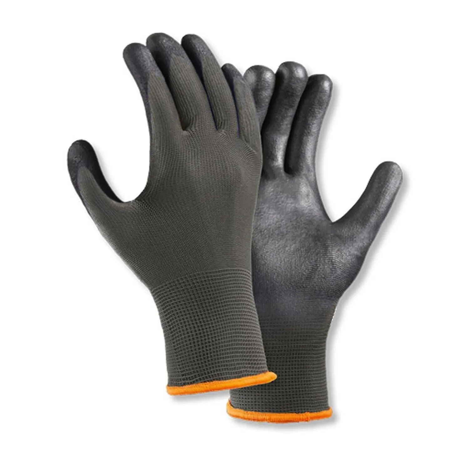 teXXor 2406 Polyester-Strickhandschuhe mit Polyurethan-Beschichtung grau, VE 240 Paar