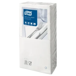 Tork 477414 Advanced Soft Lunchserviette 1/4-Falz, 32,8 x 32,5 cm, 3-lg, weiß