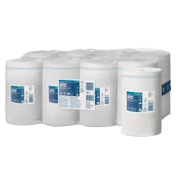 Tork 101221 Advanced Starke Mehrzweck-Papierwischtücher M1 Mini, 2-lagig, 74,9 Meter