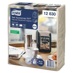 Tork 12830 Advanced Xpressnap Fit Spenderserviette N14 Multifold Z, 21,3 x 16,5 cm, 2-lg, natur