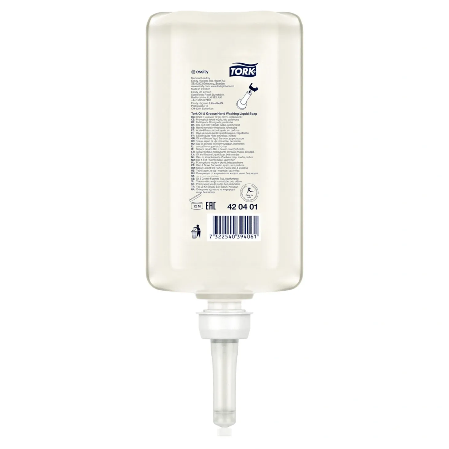 Tork 420401 fettlösende Flüssigseife S1 6 x 1000 ml