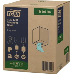 Tork 190494 Fusselarme Reinigungstücher W1, W2, W3, 1-lagig, 180 Meter