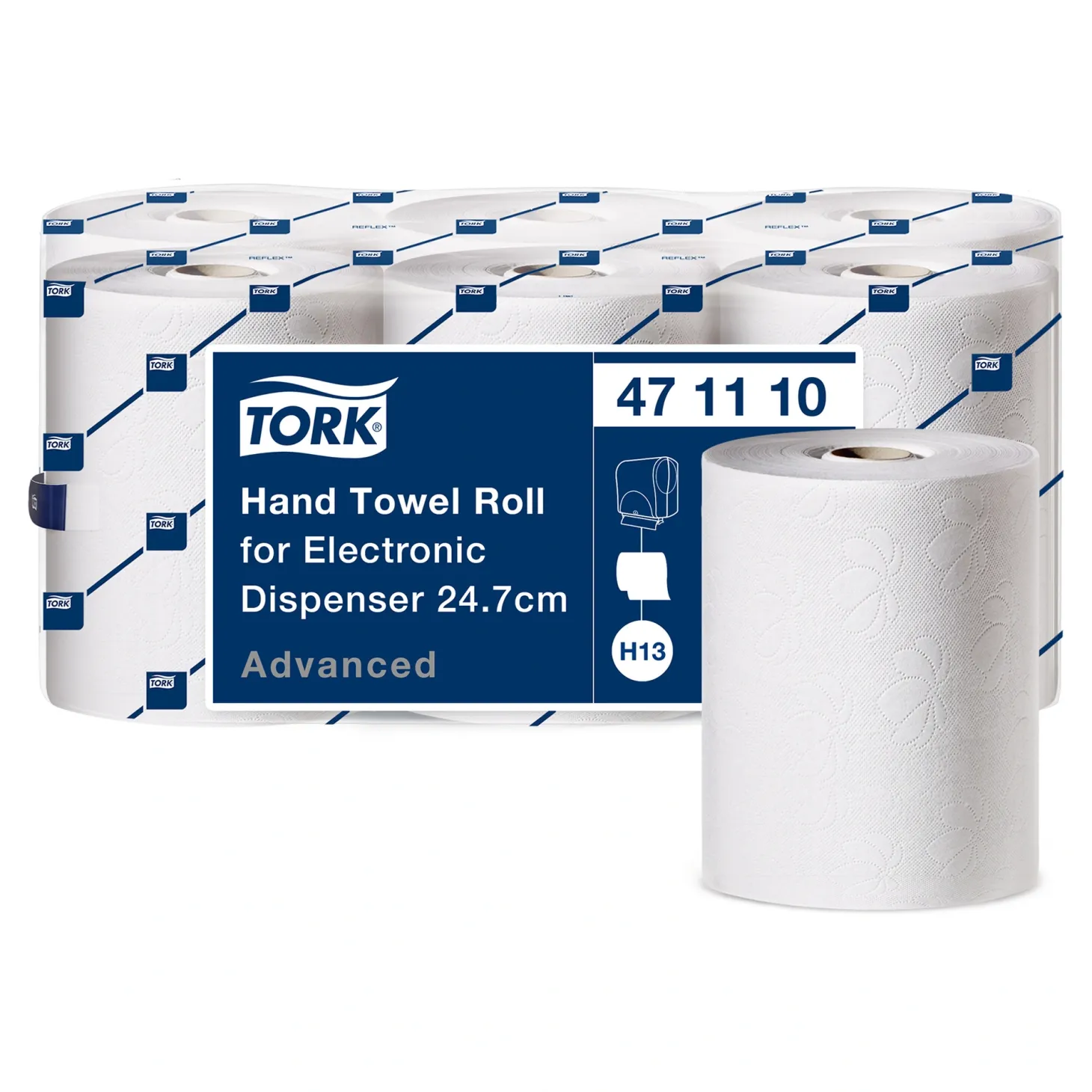 Tork 471110 H13 Rollenhandtuch für Sensorspender (Lotus EnMotion) 2-lagig, 143 Meter