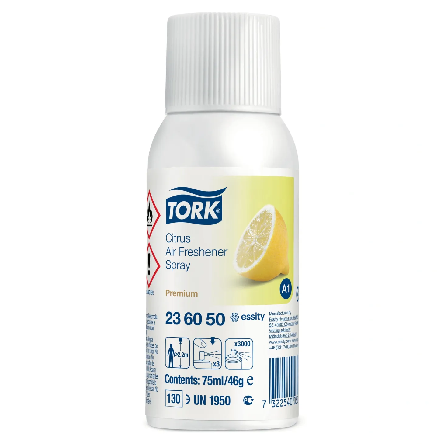Tork 236050 Lufterfrischer Spray A1 mit Zitrusduft