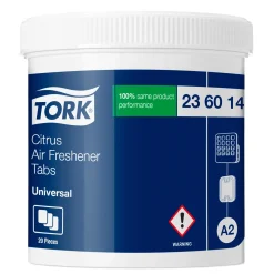 Tork 236014 Lufterfrischer Tabs mit Gummianhänger A2 mit Zitrusduft Grün