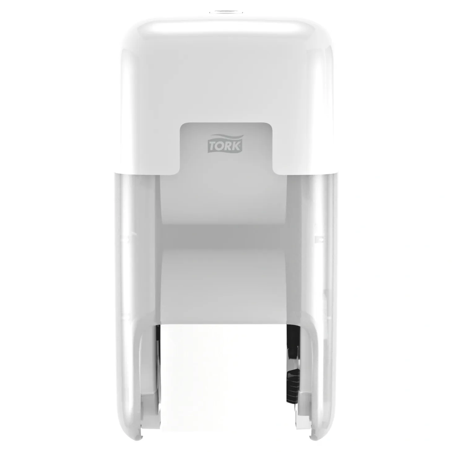 Tork OptiServe Doppelrollenspender für hülsenloses Midi-Toilettenpapier T7 vertikal