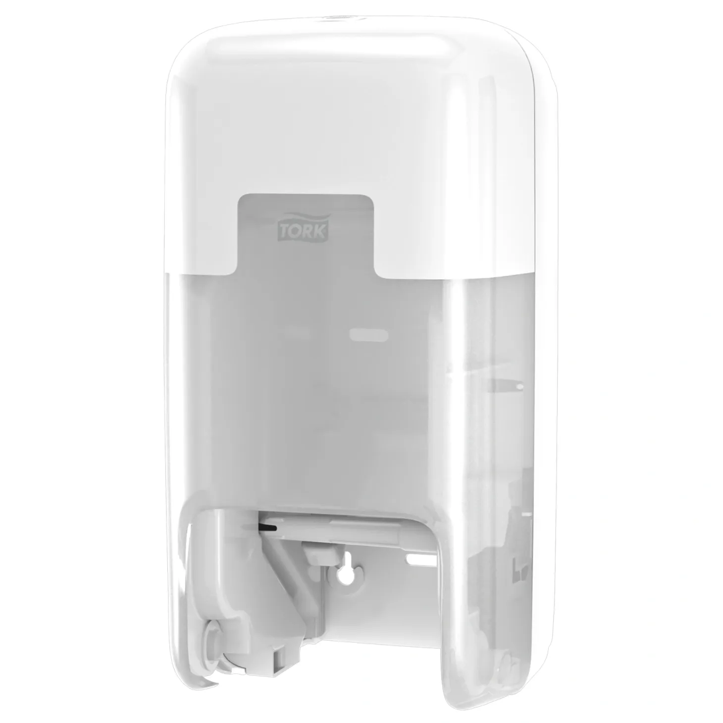 Tork OptiServe Doppelrollenspender für hülsenloses Midi-Toilettenpapier T7 vertikal