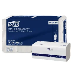 Tork 100585 PeakServe Universal Endlos Papierhandtücher W-Falz H5 20,1 x 22,5 cm, 1-lagig, weiß