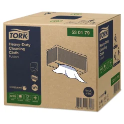 Tork 530179 Premium extra starke Reinigungstücher W4 weiß, 1-lagig, 35,5 x 41,5 cm, 420 Tücher