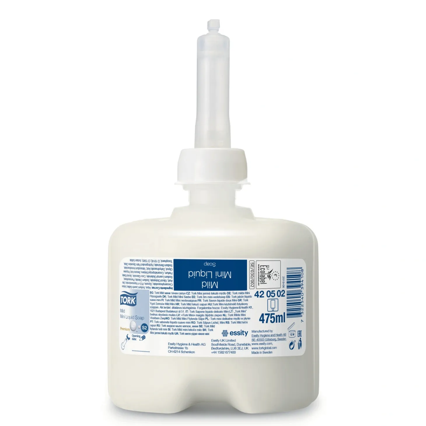Tork 420502 Premium Flüssigseife mild mini S2 8 x 475 ml