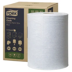 Tork 510237 Premium Reinigungstücher W1/W2/W3 blau, 1-lagig, 152 Meter