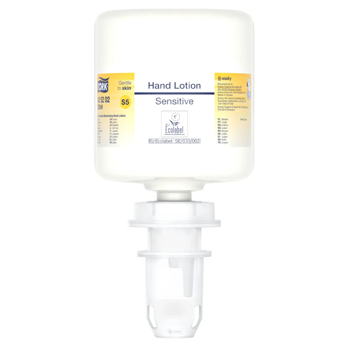 Tork 425202 Sensitive Feuchtigkeitsspendende Hand Mini Lotion S5 8 x 525 ml