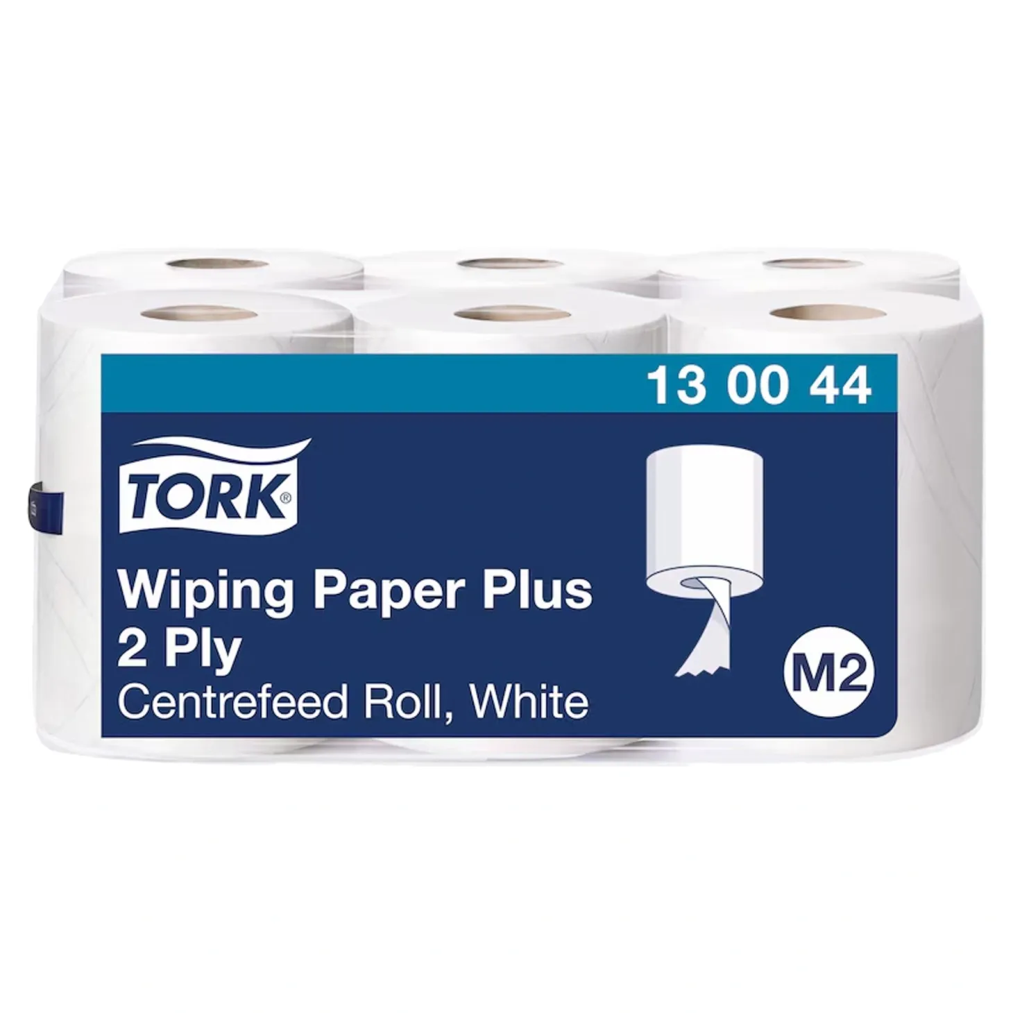 Tork 130044 Starke Mehrzweck-Papierwischtücher M2, 2-lagig, 125 Meter