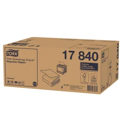 Tork 17840 Universal Xpressnap Snack Spenderserviette N10 1/4-Falz, 21,4 x 21,3 cm, 1-lg, weiß
