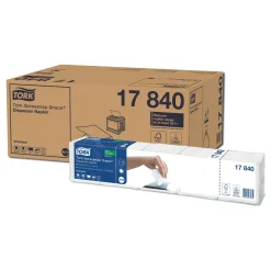 Tork 17840 Universal Xpressnap Snack Spenderserviette N10 1/4-Falz, 21,4 x 21,3 cm, 1-lg, weiß