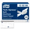 Tork 120288 Xpress Advanced Papierhandtücher Multifold H2 21x34cm, 2-lagig, hochweiß