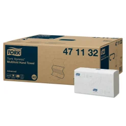 Tork 471132 Xpress Advanced Papierhandtücher Recycling Multifold Interfold H2 21,3 x 23,4 cm, 2-lagig, weiß