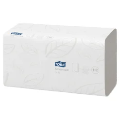 Tork 130289 Xpress Advanced weiche Papierhandtücher Multifold Interfold H2 21,3 x 24 cm, 2-lagig, weiß