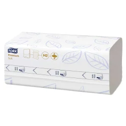 Tork 100888 Xpress Premium komprimierte Papierhandtücher Interfold H2 21,2 x 32 cm, 2-lagig, weiß