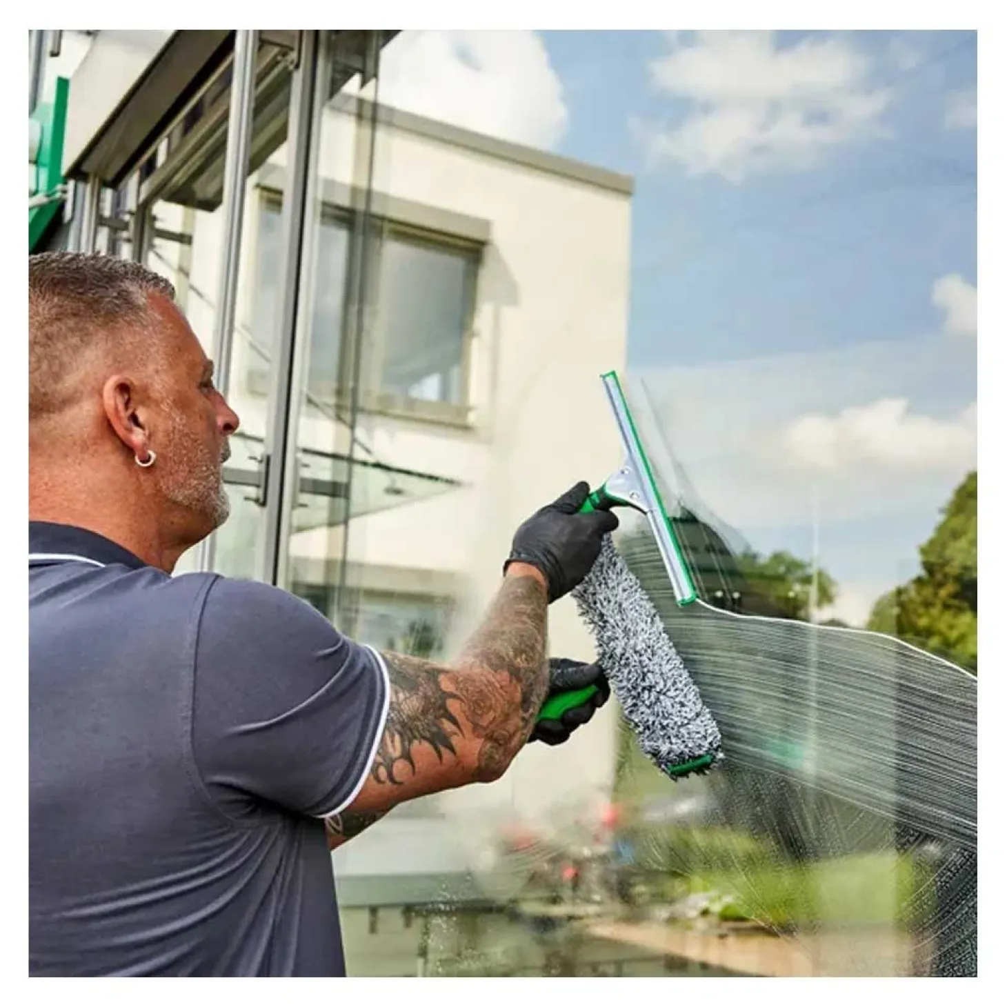Unger ErgoTec 2in1 Profi-Fensterreinigungs-Starterset , 2-teilig