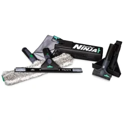 Unger ErgoTec Ninja Komplett-Set 6 in 1 Glasreinigungsset, 6-teilig, 45 cm