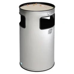 VAR Abfallsammler 69 Liter mit Ascher H 75 Edelstahl