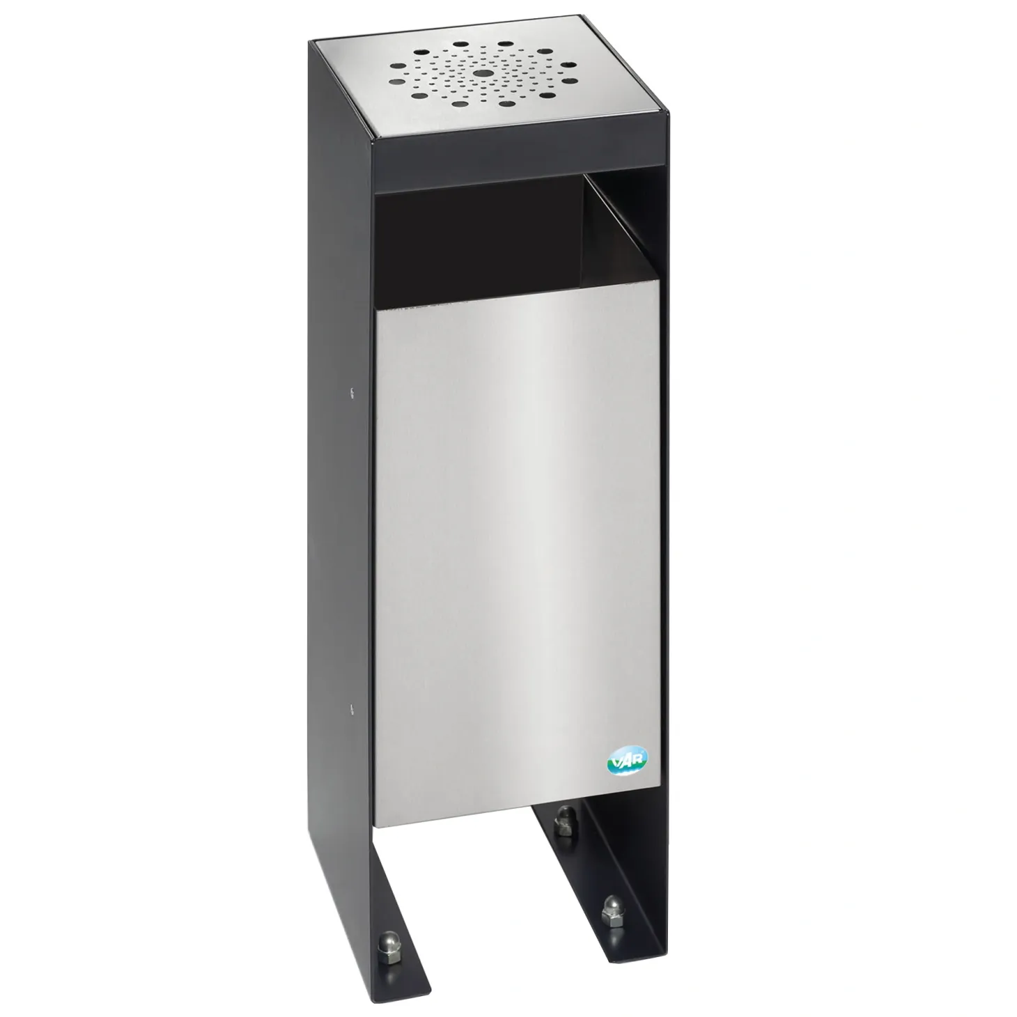 VAR Abfallsammler mit Ascher Q 25, 60 Liter