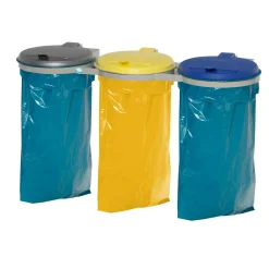 VAR Abfallsammler WS120, 3-fach, zur Wandmontage, 3x120 Liter